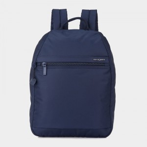 Dark Blue Women's Hedgren Vogue Large Backpacks | KWC1767VI